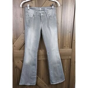 7 For All Mankind Lexie‎ A Pocket Bootcut Jeans Petite Size 24 Made in USA